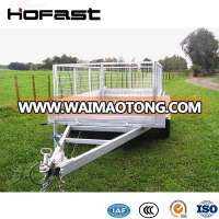 10*5ft Full Welded Flatbed Tandem Box Tipping Trailer