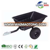 Small plastic atv dump garden utility trailer