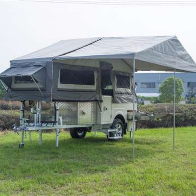 Small RV Trailers Forward Folding Tent For Sales