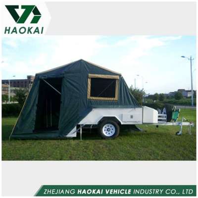 Cheap price outdoor camping family tent/Hard floor camper trailer